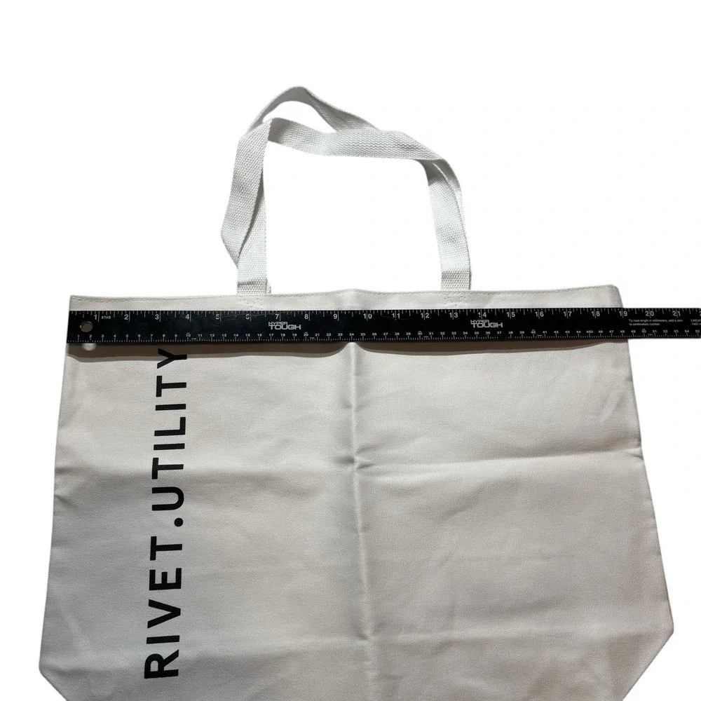 Rivet Utility Los Angeles Plain Canvas‎ Tote Bag